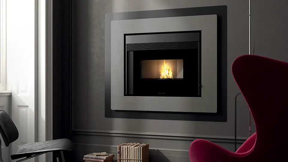 Photo page Nos produits présentation de cheminée encastrée