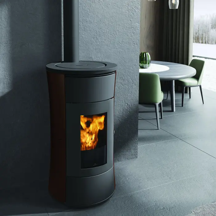 Photo Poêle à granule référence Cheri Evo 11 Kw Blanc